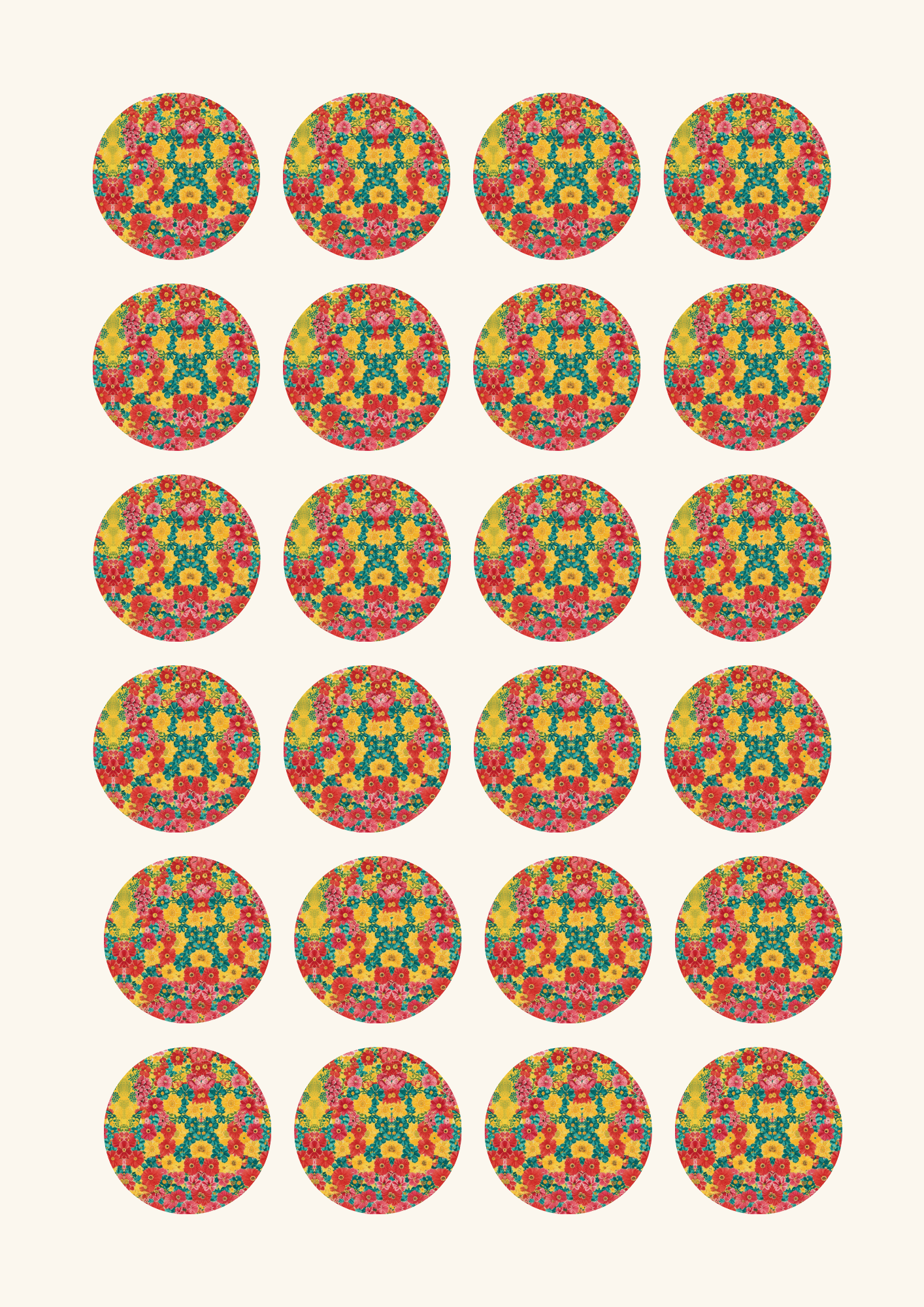 POP Art Cupcake Toppers