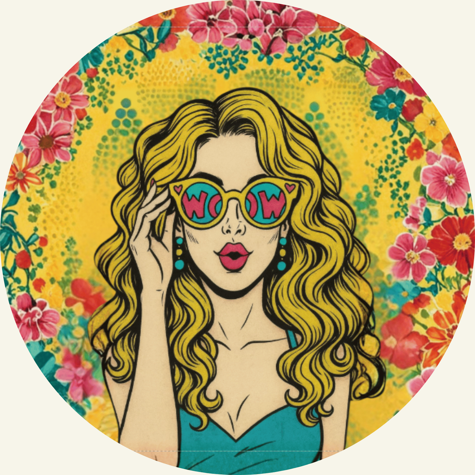 POP Art - The Queen! Round