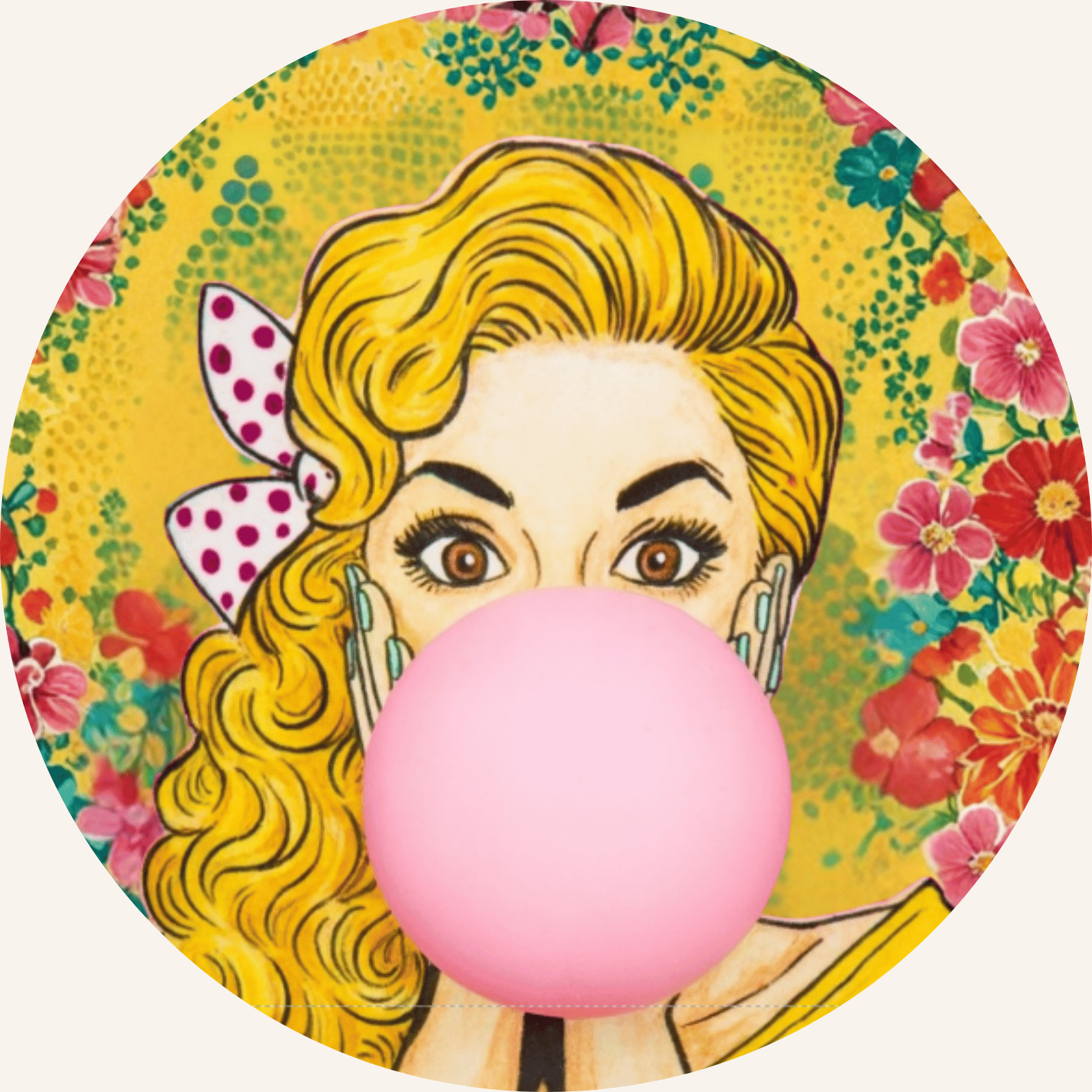 POP Art - Bubble Pop Beauty Round