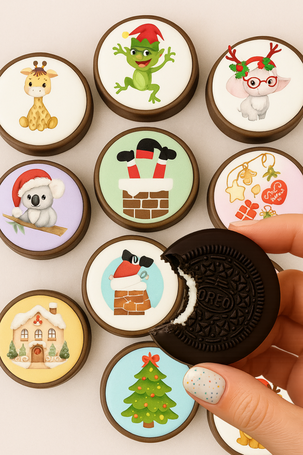 Oreo Choco Pucks - Christmas