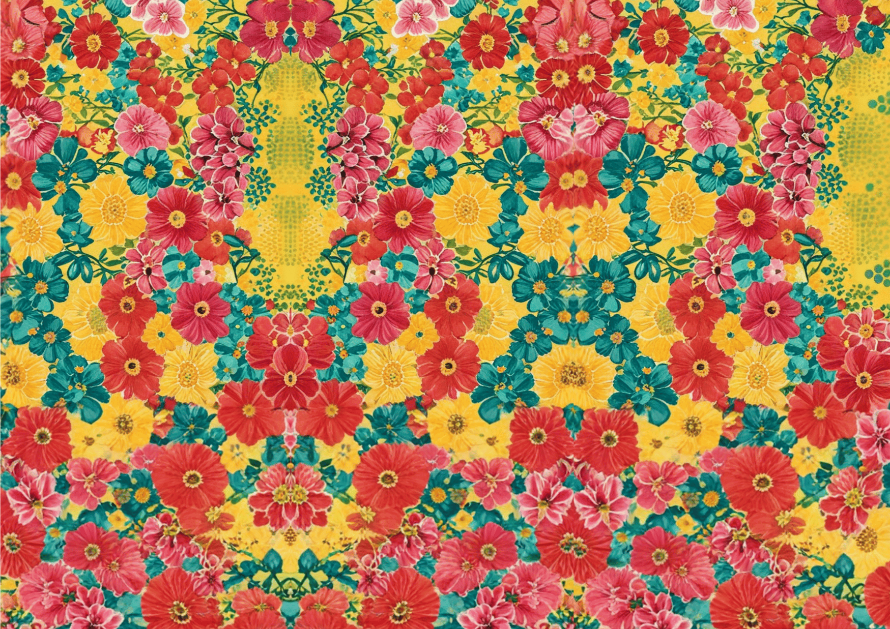 POP Art - Floral Background