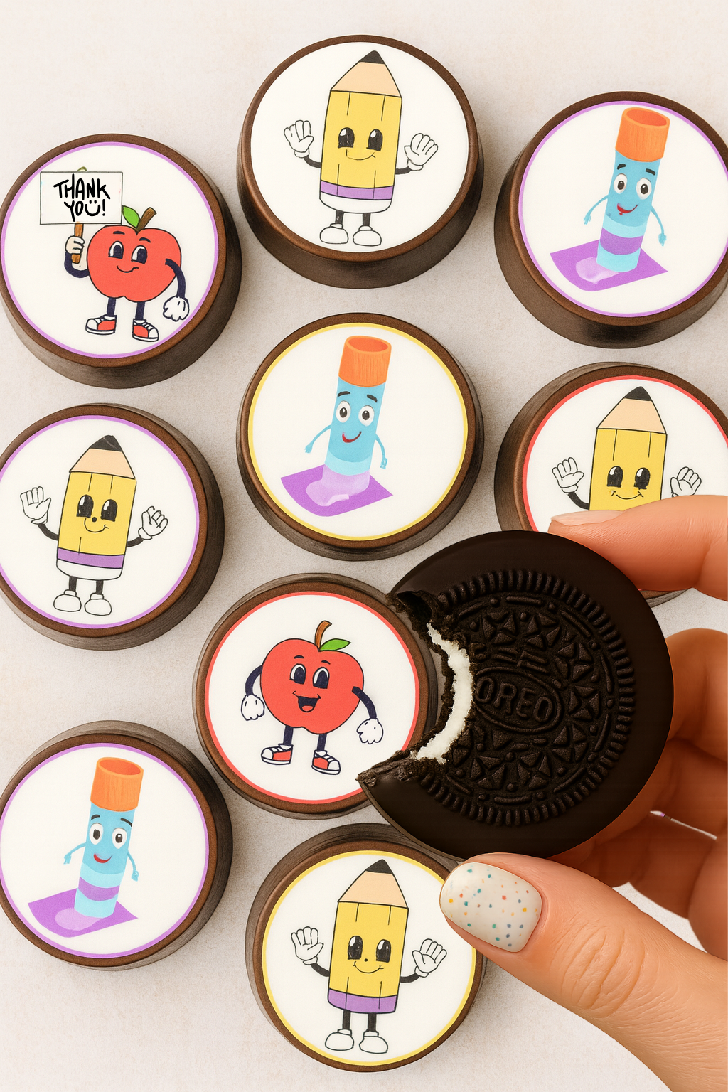 Oreo Choco Pucks - Teacher Thank You